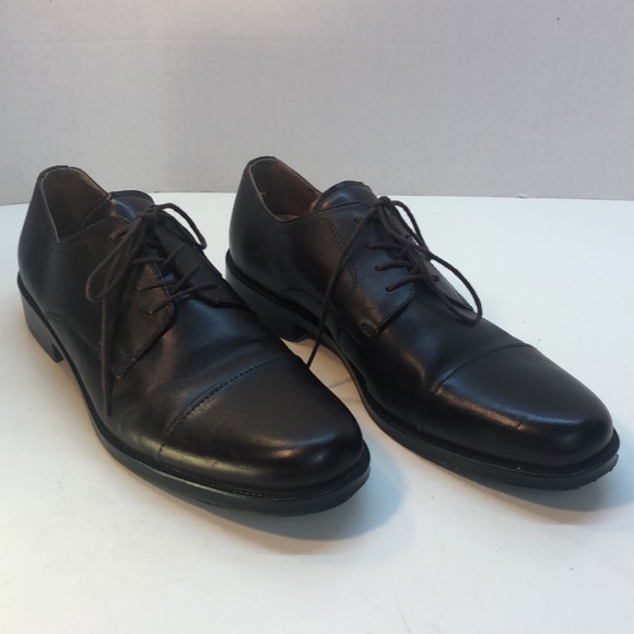 Chaps Brown Derby Dress Shoes Size 13 - Picture 5 of 13